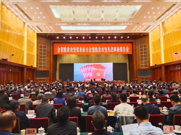 扶贫攻坚颁奖