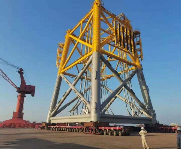 升压站导管架出运