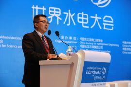 中国科协主席王春法大会开幕式致辞。孙荣刚 摄影