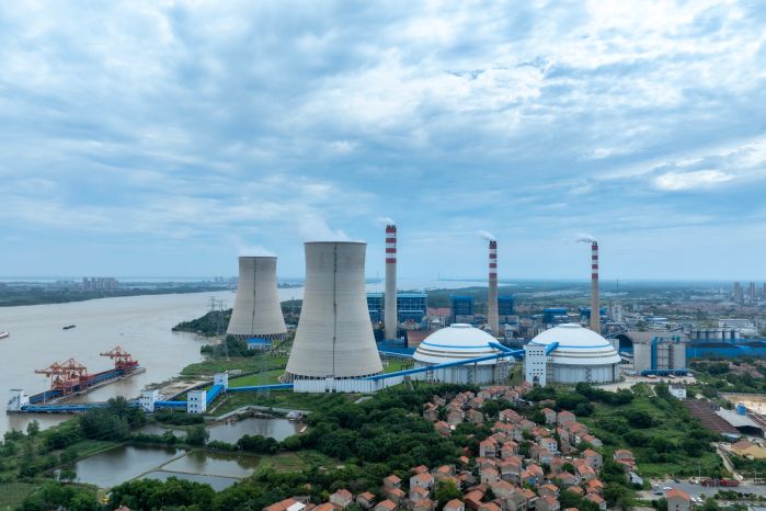 鄂州电厂外景航拍 摄影:崔徐波 (1) 鄂州电厂外景航拍 摄影:崔徐波 (1)