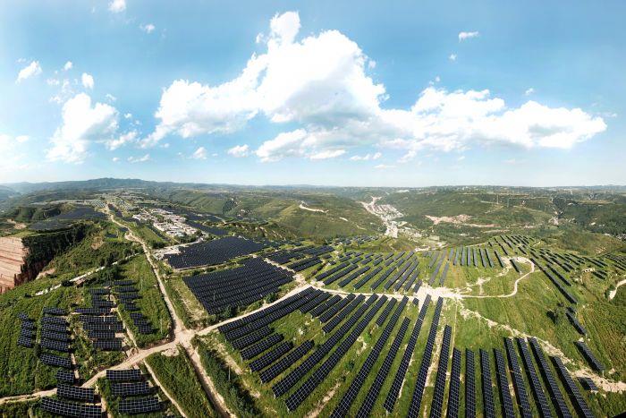 光伏区航拍局部1